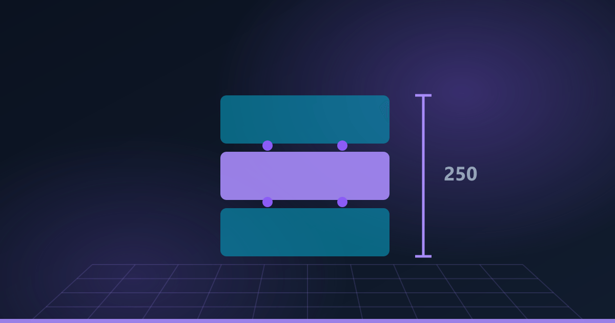 Illustration of a large object divided into three printable sections with alignment pins.