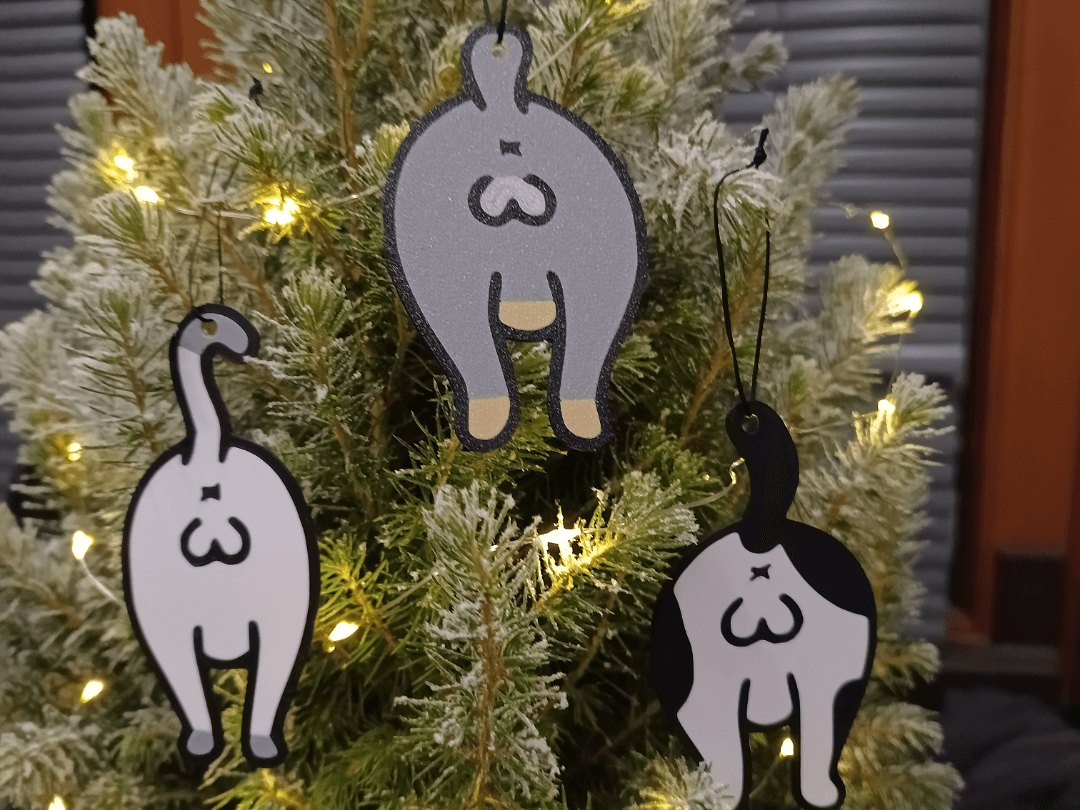 Katzen Weihnachtsbaum Deko