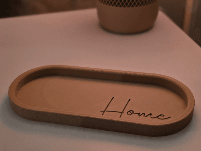 Deko Tablett HOME