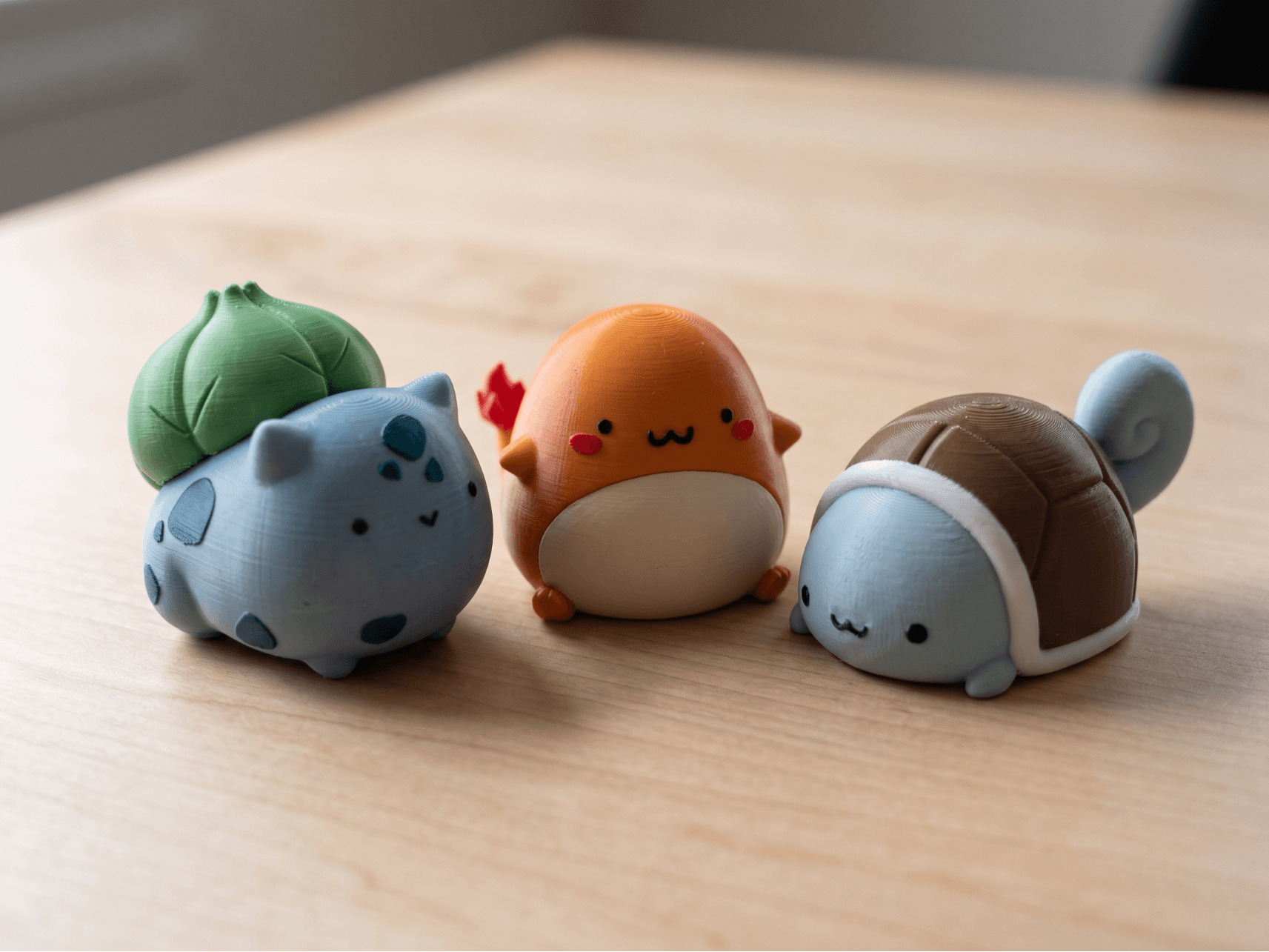 Chubby Bulbasaur Squirtle Charmander Pokemon toys