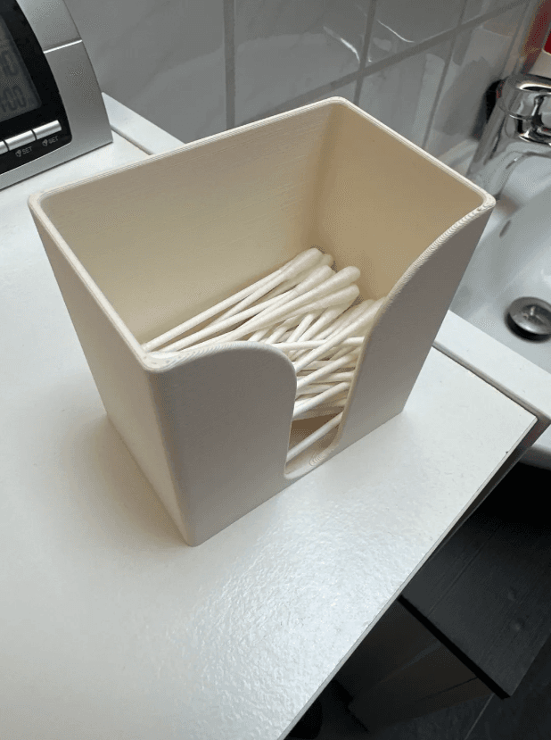 Q-Tip Holder / Cotton swab organizer