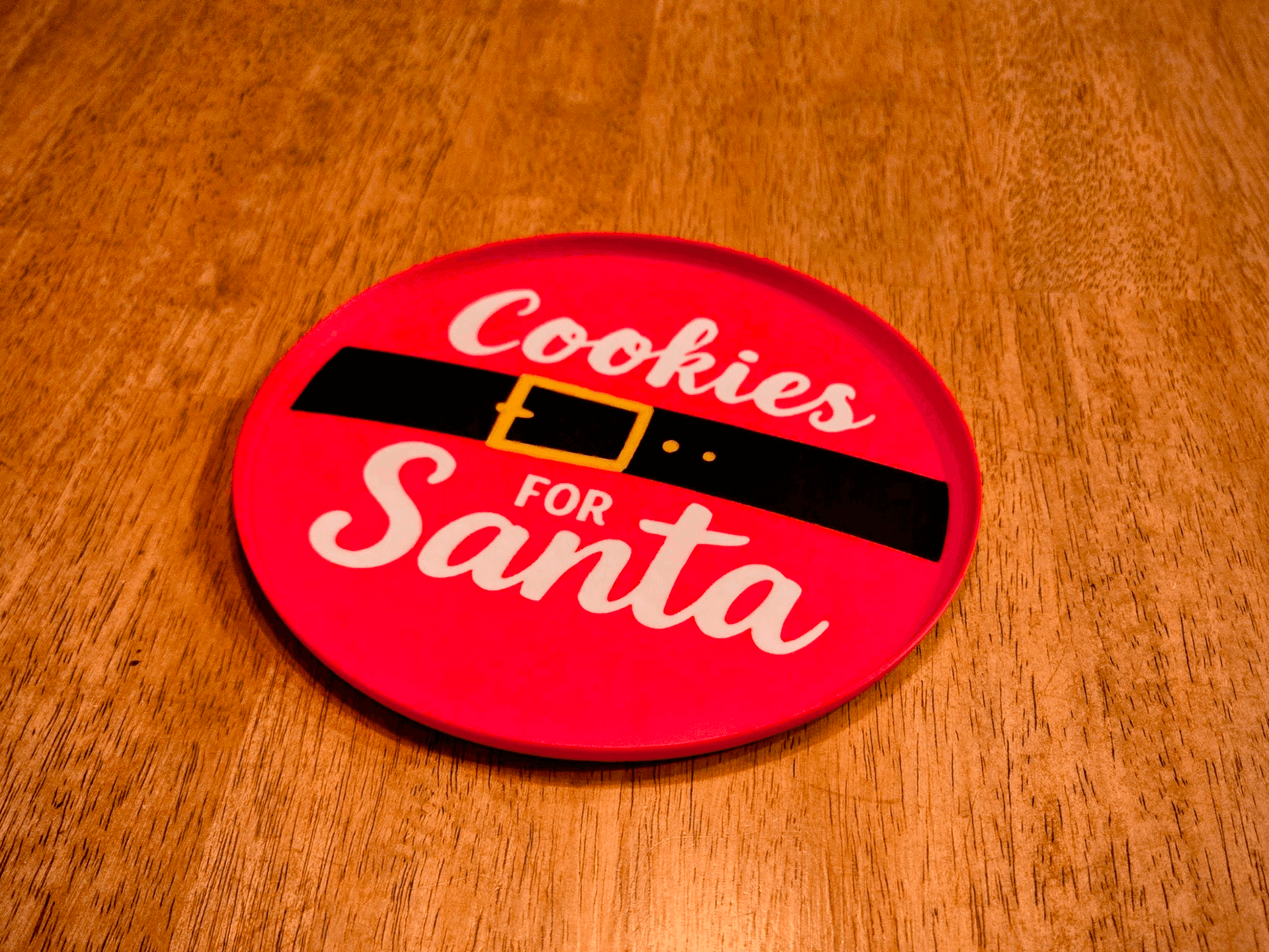 Cookies for Santa ~ Fun Festive Plate – 200mm